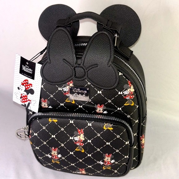 🆕 Disney Minnie Mouse Icon Ltd Edition Bow & Ears Mini-Backpack - Picture 12 of 13
